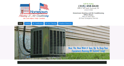 Desktop Screenshot of hometownheatingandac.com